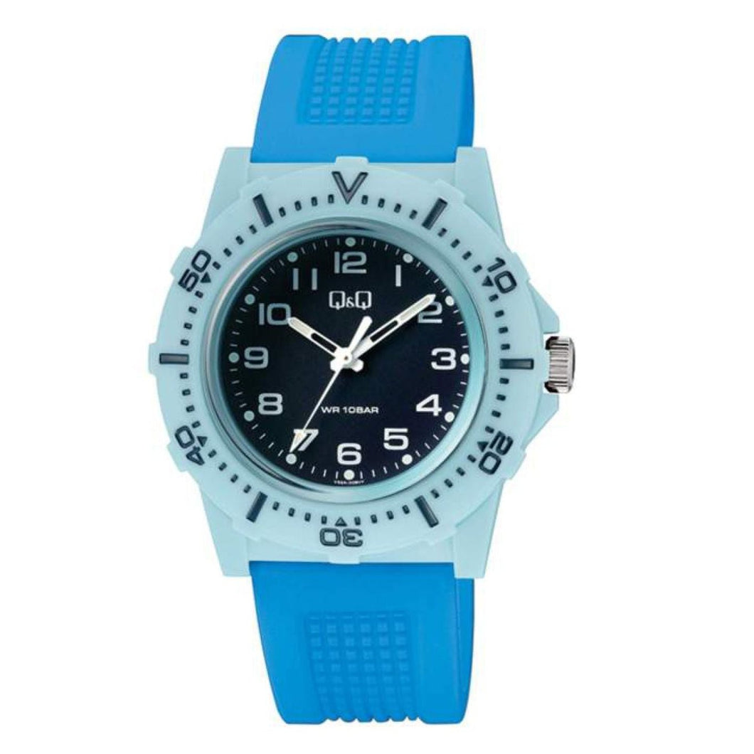 RELOJ DEPORTIVO PARA HOMBRE Q&Q V32A-008VY - AZUL