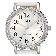 Cargar imagen en el visor de la galería, RELOJ CLÁSICO PARA MUJER Q&amp;Q Q32B Q32B-001PY - BLANCO
