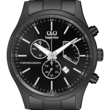 Cargar imagen en el visor de la galería, RELOJ  PARA HOMBRE Q&amp;Q BUSINESS C24A-005PY - NEGRO
