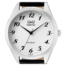 Cargar imagen en el visor de la galería, RELOJ CLÁSICO PARA HOMBRE Q&amp;Q C22A-009VY C22A-009VY - NEGRO

