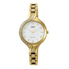 Cargar imagen en el visor de la galería, RELOJ  PARA MUJER Q&amp;QF01A-001PY - DORADO
