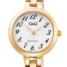 Cargar imagen en el visor de la galería, RELOJ  PARA MUJER Q&amp;Q Q55B-004PY - DORADO
