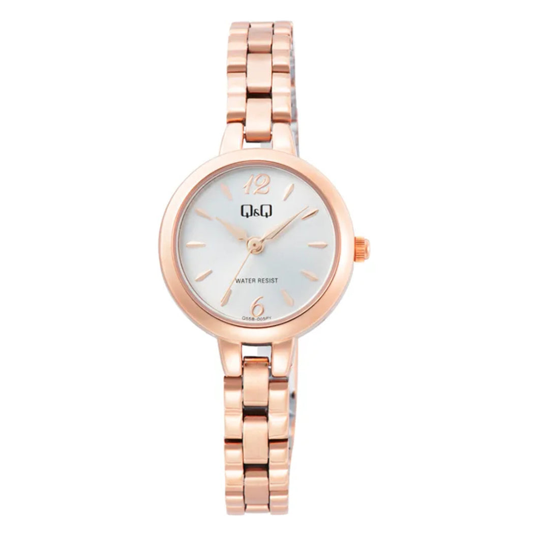 RELOJ  PARA MUJER Q&Q Q55B-005PY - ORO ROSA