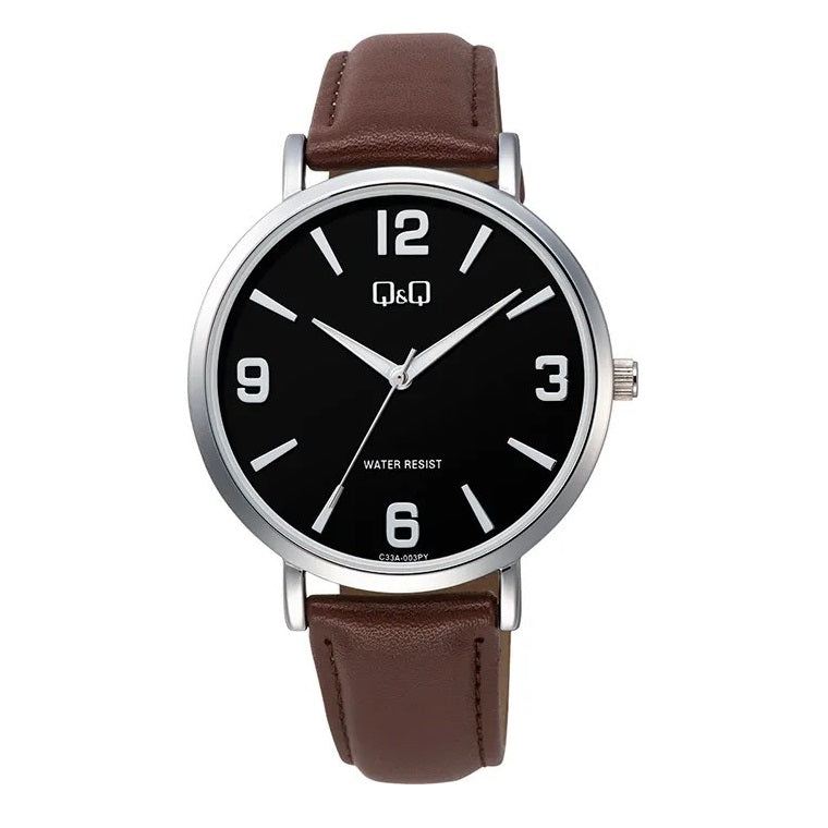 RELOJ CLÁSICO PARA HOMBRE Q&Q 4966006885767 C33A-003PY - MARRÓN