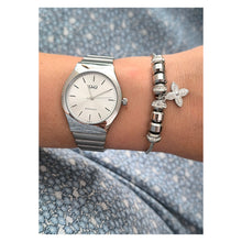 Cargar imagen en el visor de la galería, RELOJ  PARA MUJER Q&amp;Q Q72B-001PY Q72B-001PY - PLATEADO
