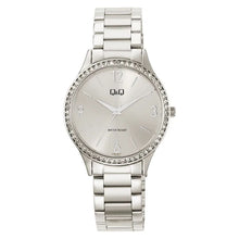 Cargar imagen en el visor de la galería, RELOJ  PARA MUJER Q&amp;Q FASHION Q75B-001PY - PLATEADO

