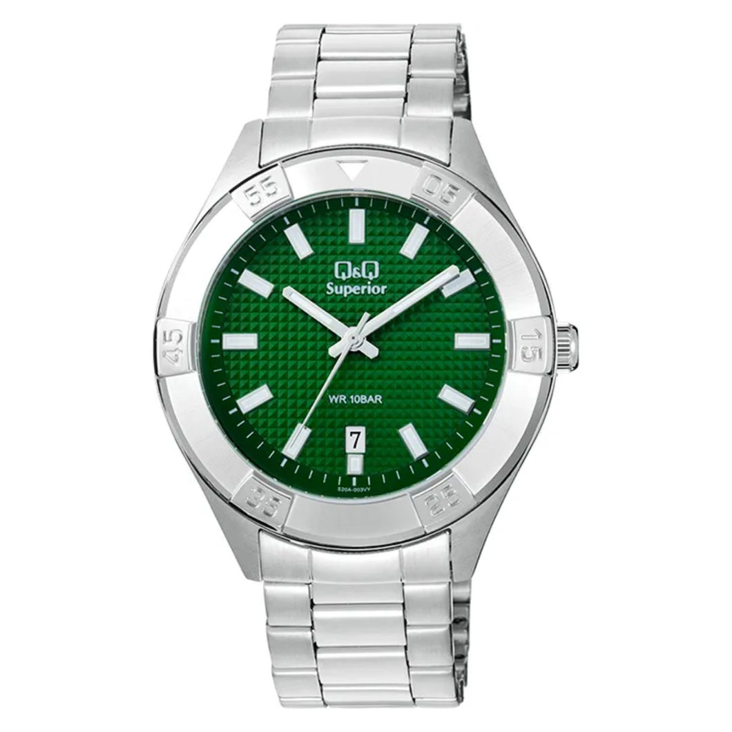 RELOJ  PARA HOMBRE Q&Q S20A-003VY S20A-003VY - PLATEADO