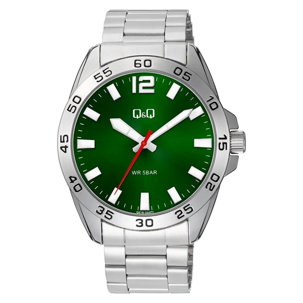 RELOJ  PARA HOMBRE Q&Q Q87B-004PY Q87B-004PY - PLATEADO