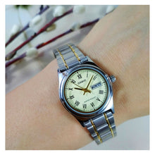 Cargar imagen en el visor de la galería, RELOJ  PARA MUJER CASIO  LTP_V006SG_9B - PLATEADO
