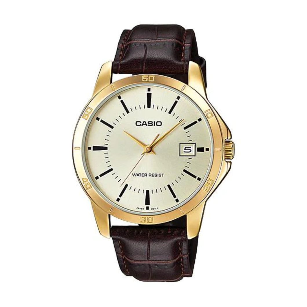 RELOJ  PARA HOMBRE CASIO MTP_V004GL_9A_ MTP_V004GL_9A_ - MARRÓN