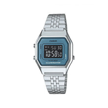 Cargar imagen en el visor de la galería, RELOJ  PARA MUJER CASIO VINTAGE LA-680WA-2B - PLATEADO
