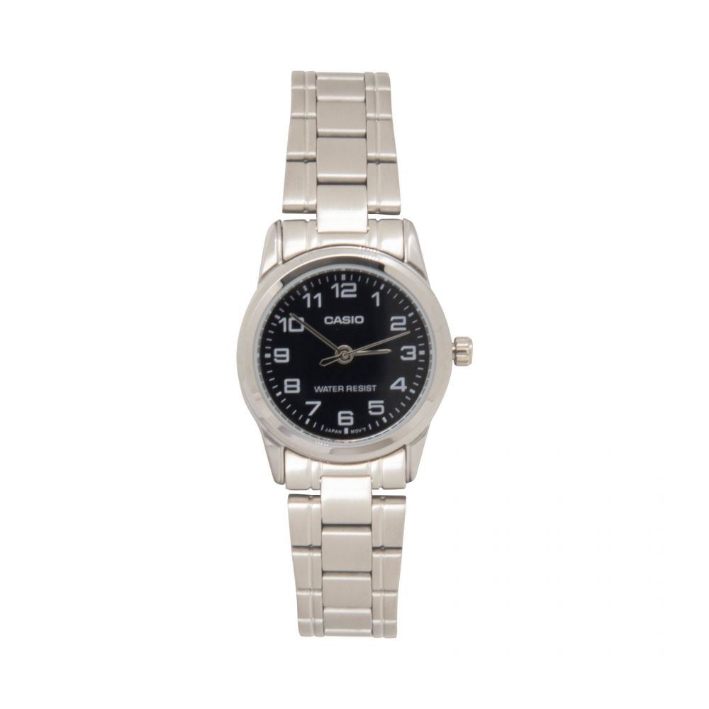 RELOJ  PARA MUJER CASIO  LTP_V001D_1B - PLATEADO