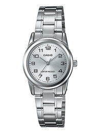 RELOJ  PARA MUJER CASIO LTP_V001D_7B - PLATEADO