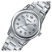 Cargar imagen en el visor de la galería, RELOJ  PARA MUJER CASIO LTP_V001D_7B - PLATEADO
