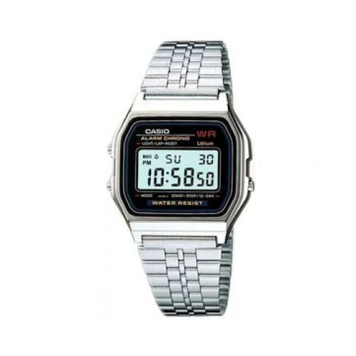 RELOJ  PARA UNISEXO CASIO  A_159W_N1 - PLATEADO