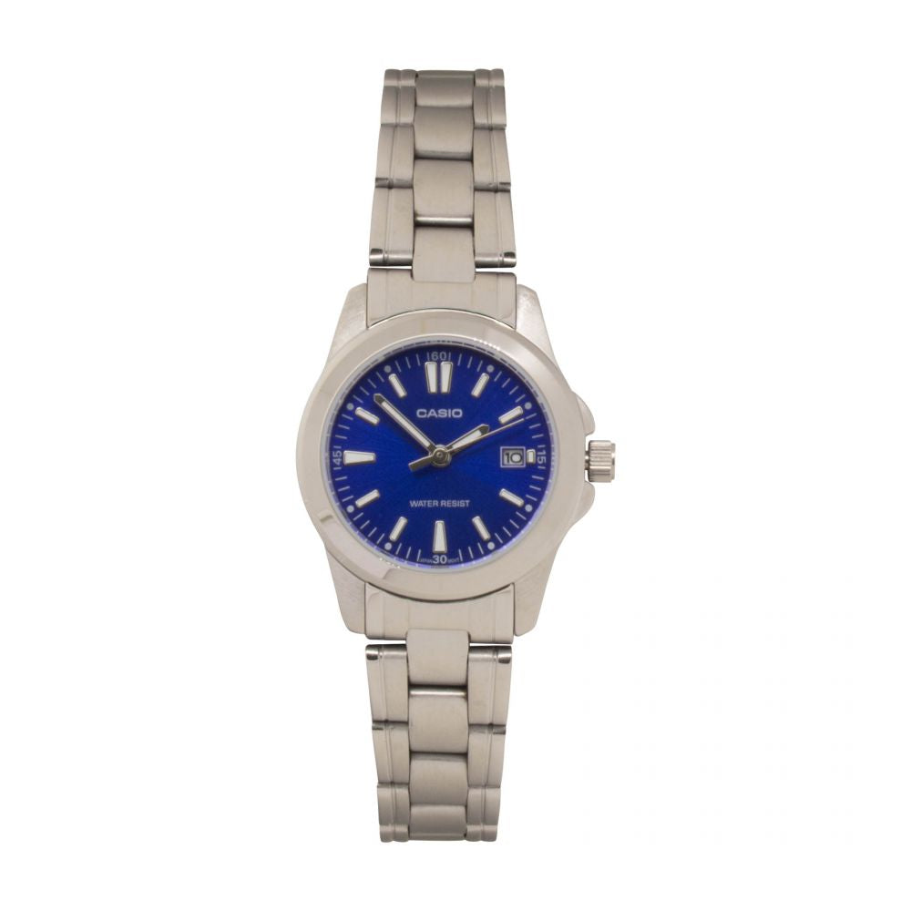 RELOJ  PARA MUJER CASIO  LTP_1215A_2A2 - PLATEADO