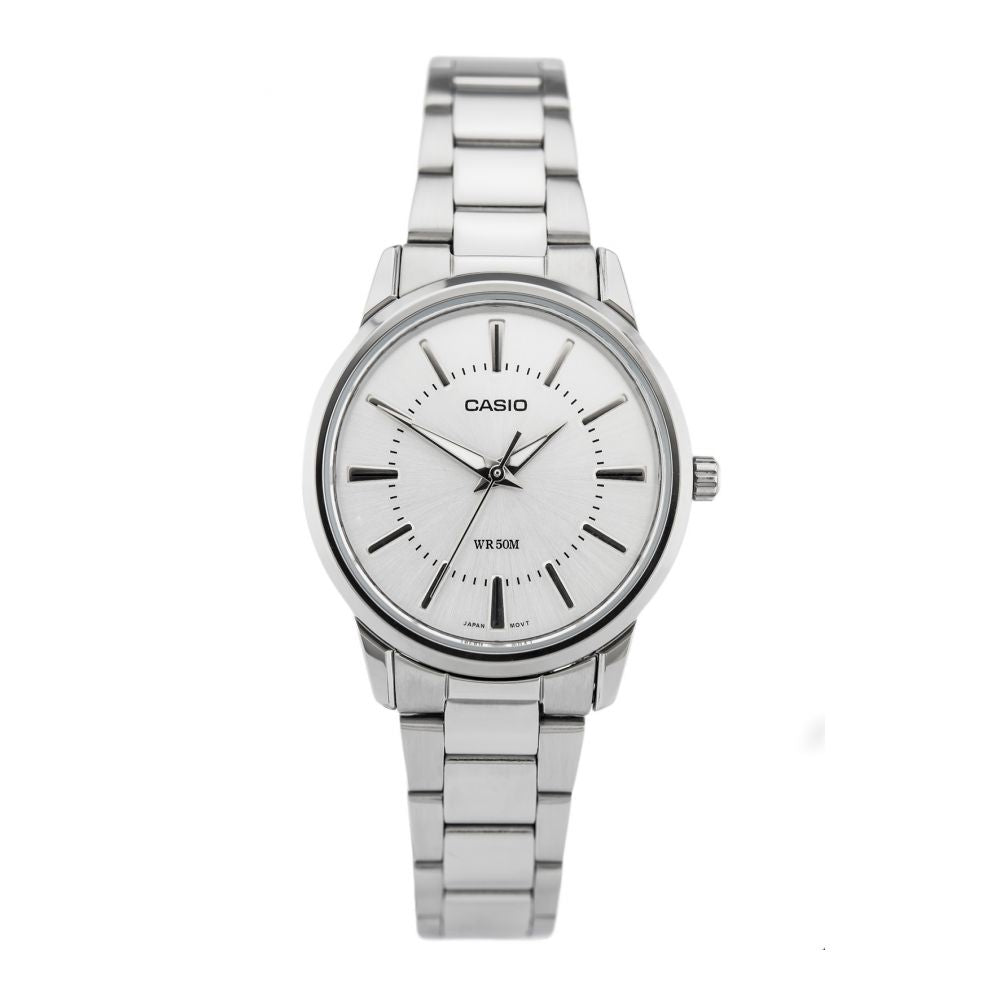 RELOJ  PARA MUJER CASIO  LTP_1303D_7AV - PLATEADO