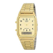 Cargar imagen en el visor de la galería, RELOJ  PARA HOMBRE CASIO  AQ-230GA-9B - DORADO
