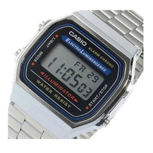 Cargar imagen en el visor de la galería, RELOJ  PARA UNISEXO CASIO  A-168WA-1 - PLATEADO
