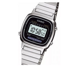 Cargar imagen en el visor de la galería, RELOJ  PARA MUJER CASIO VINTAGE LA-670WD-1 - PLATEADO
