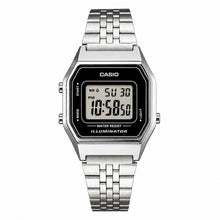 Cargar imagen en el visor de la galería, RELOJ  PARA MUJER CASIO VINTAGE LA680WA-1 - NEGRO
