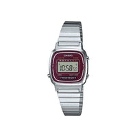 RELOJ  PARA MUJER CASIO  LA-670WA-4 - PLATEADO