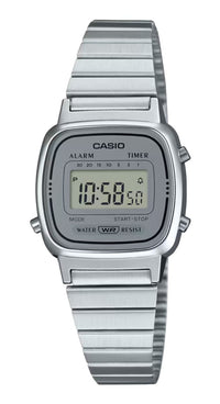 RELOJ  PARA UNISEXO CASIO  LA-670WA-7 - PLATEADO