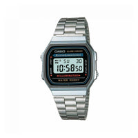 RELOJ  PARA UNISEXO CASIO A-168WA-1 A-168WA-1 - PLATEADO