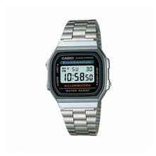 Cargar imagen en el visor de la galería, RELOJ  PARA UNISEXO CASIO A-168WA-1 A-168WA-1 - PLATEADO
