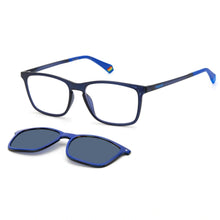Cargar imagen en el visor de la galería, GAFAS DE SOL DE HOMBRE POLAROID WITH CLIP AZUL
