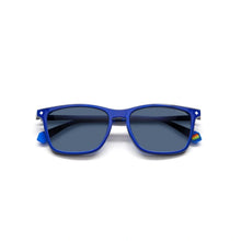 Cargar imagen en el visor de la galería, GAFAS DE SOL DE HOMBRE POLAROID WITH CLIP AZUL
