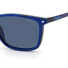 Cargar imagen en el visor de la galería, GAFAS DE SOL DE HOMBRE POLAROID WITH CLIP AZUL
