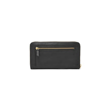 Cargar imagen en el visor de la galería, BILLETERA FOSSIL EMMA RFID LARGE ZIP CLUTCH NEGRO SL7153001
