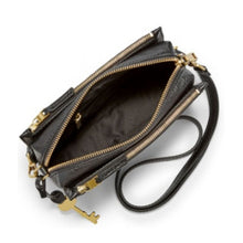 Cargar imagen en el visor de la galería, FOSSIL CAMPBELL LARGE CROSSBODY NEGRO ZB7264001 MUJER
