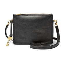 Cargar imagen en el visor de la galería, FOSSIL CAMPBELL LARGE CROSSBODY NEGRO ZB7264001 MUJER
