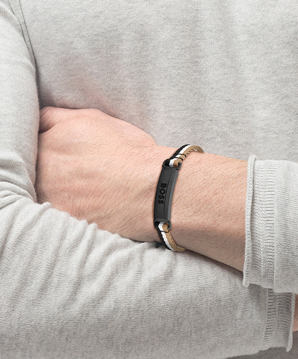 PULSERA PARA HOMBRE BOSS COLECCIÓN RESPONSIBLE 1580375S – Kronotime