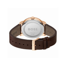 Cargar imagen en el visor de la galería, RELOJ CLÁSICO PARA HOMBRE BOSS 1514126 - MARRÓN
