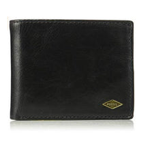 Cargar imagen en el visor de la galería, BILLETERA DE CUERO PARA HOMBRES FOSSIL RYAN COLOR NEGRO L3729001
