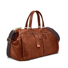 Cargar imagen en el visor de la galería, BOLSO FOSSIL DEFENDER DUFFLE CAFÉ MBG9344001
