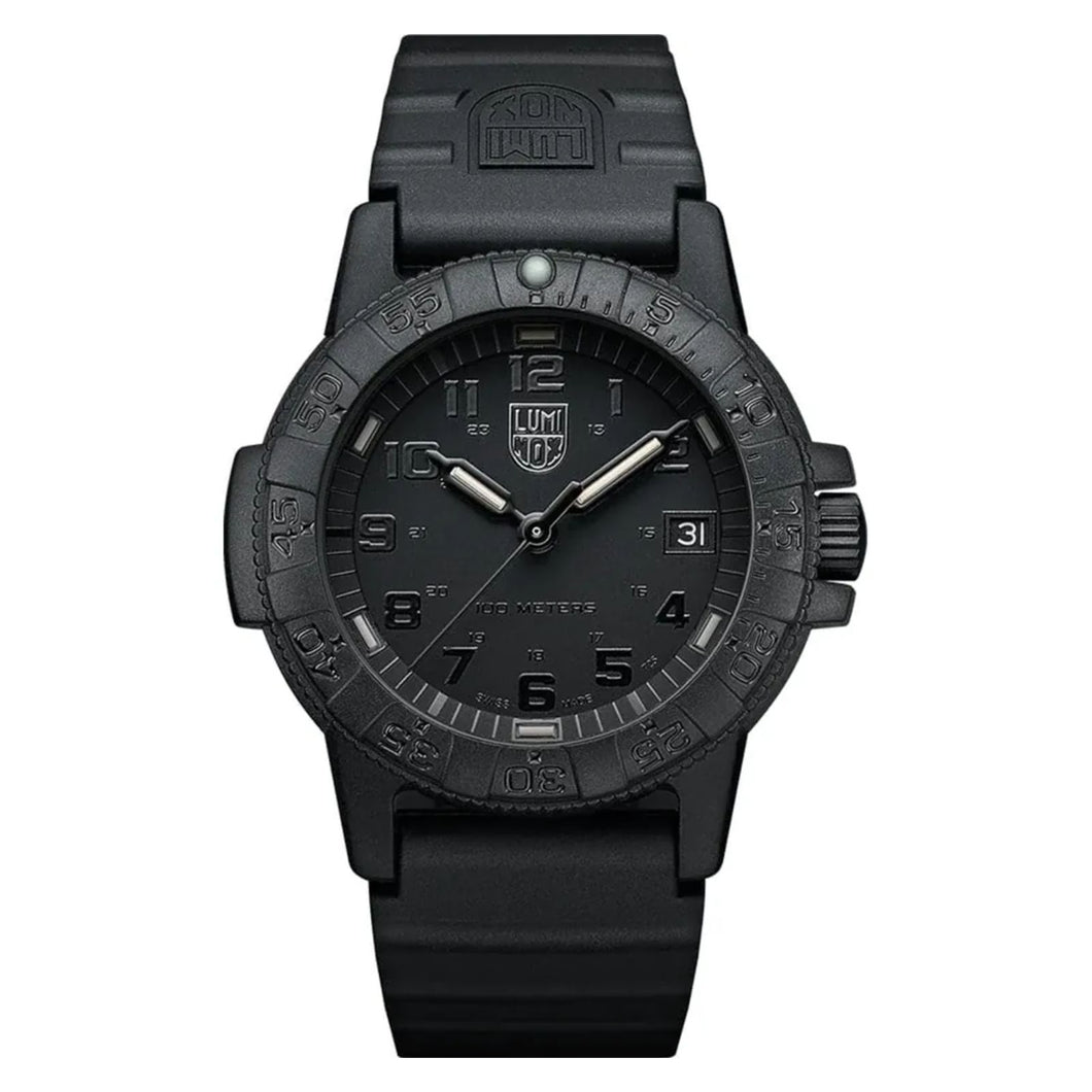 RELOJ DEPORTIVO PARA HOMBRE LUMINOX LEATHERBACK XS.0301.BO.L - NEGRO