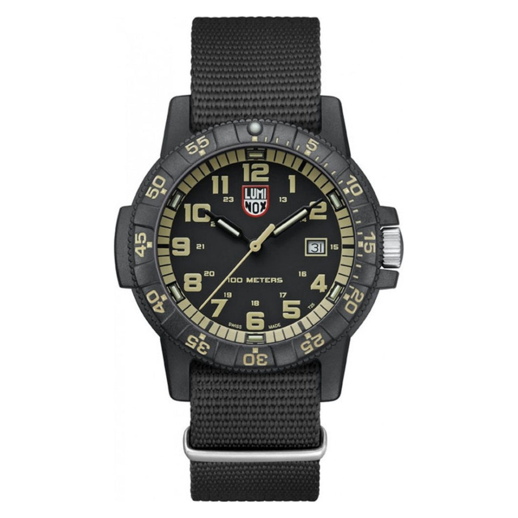RELOJ  PARA HOMBRE LUMINOX LEATHERBACK XS.0333 - NEGRO