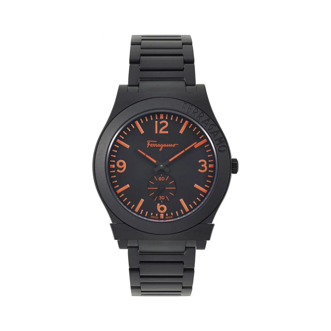 RELOJ CLÁSICO PARA HOMBRE FERRAGAMO GANCINI SFML00522 - NEGRO