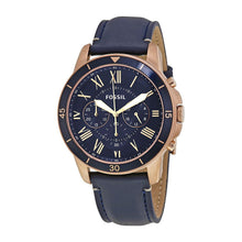 Cargar imagen en el visor de la galería, RELOJ CLÁSICO PARA HOMBRE FOSSIL  FS5237 - AZUL
