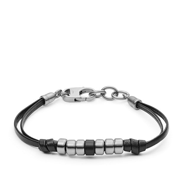 PULSERA FOSSIL RONDELLE NEGRO JF03000040