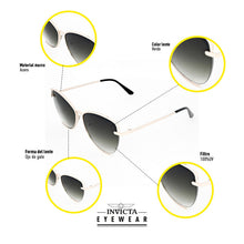 Cargar imagen en el visor de la galería, GAFAS DE SOL INVICTA I37147-SPE-09-03 UNISEX
