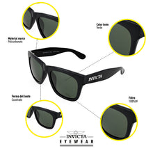 Cargar imagen en el visor de la galería, GAFAS DE SOL INVICTA I31094-ANG-01-G15 UNISEX
