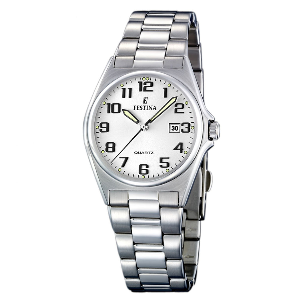 RELOJ  PARA MUJER FESTINA CLASSICS F16375/9 - PLATEADO
