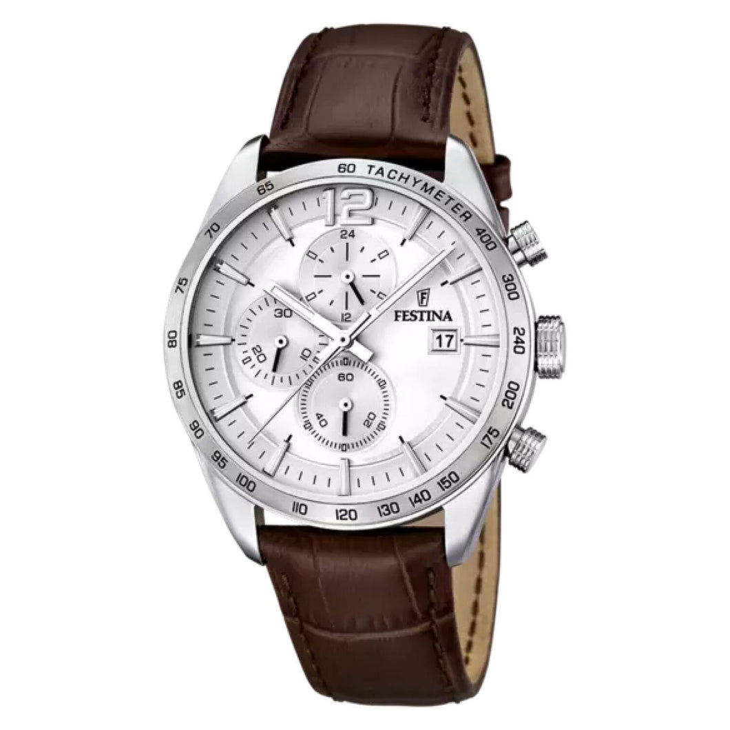 RELOJ CLÁSICO PARA HOMBRE FESTINA TIMELESS CHRONOGRAPH F16760/1 - MARRÓN