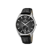 Cargar imagen en el visor de la galería, RELOJ CLÁSICO PARA HOMBRE FESTINA CLASSIC LEATHER F6857/A - NEGRO
