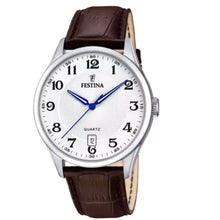 Cargar imagen en el visor de la galería, RELOJ CLÁSICO PARA HOMBRE FESTINA BLANCO F20426/1 - MARRÓN
